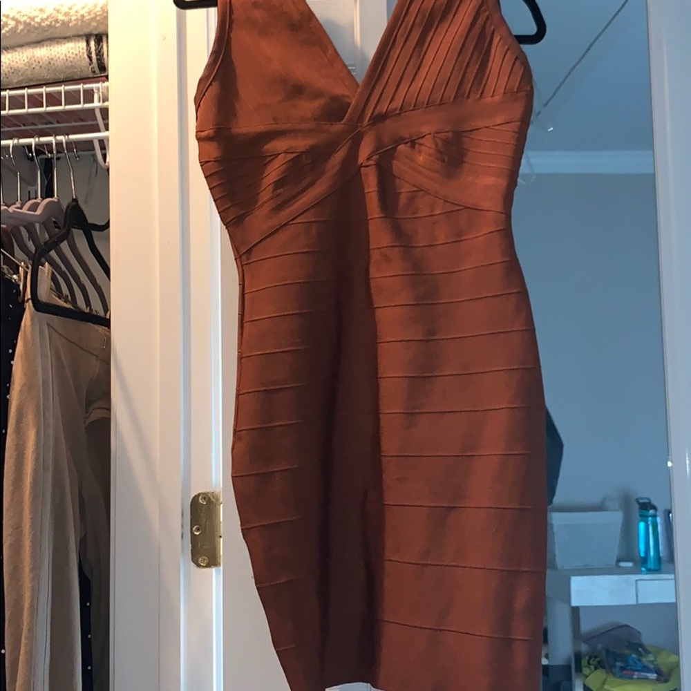 Fitted mini dress